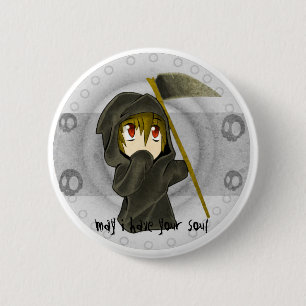 death pinback button