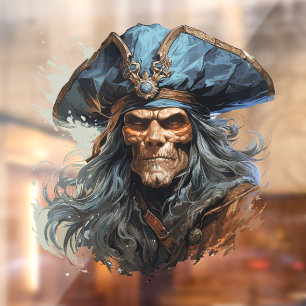 Death Pirate Window Cling