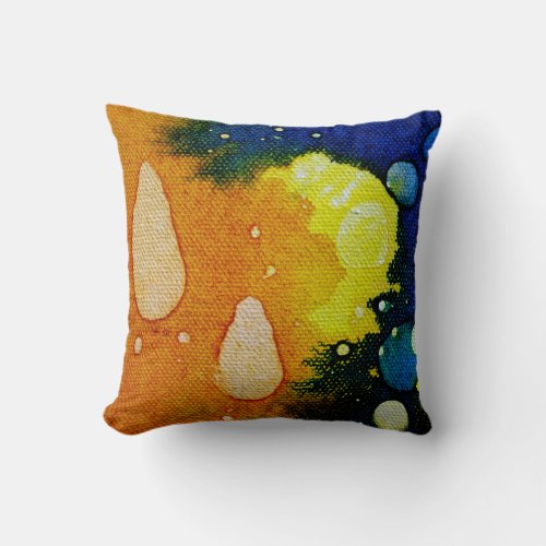 Death Polychromoptic by Michael Moffa Throw Pillow