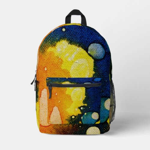 Death Polychromoptic from Michael Moffa Printed Backpack