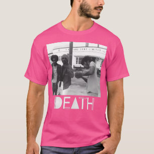 Death - Proto-Punk Band From Detroit White Letters T-Shirt