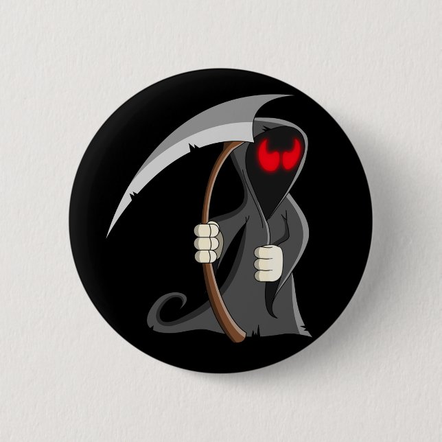 Death red eyes button (Front)