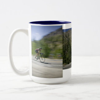 "Death Ride" Through Woodfords Two-Tone Coffee Mug