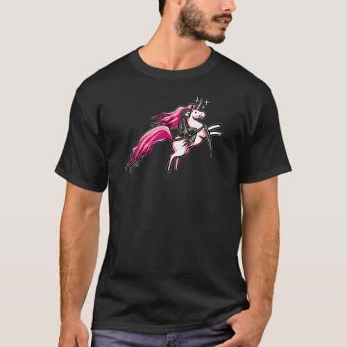 Death Rides a Pink Pony T_Shirt