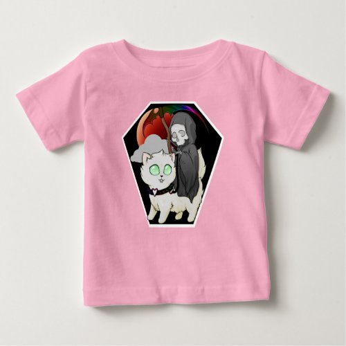 Death Rides Baby T_Shirt