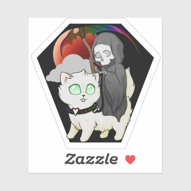 Death Rides Sticker (Sheet)