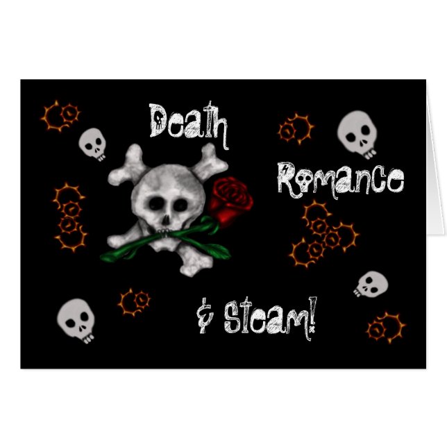 Death Romance and Steam, cards (Front Horizontal)