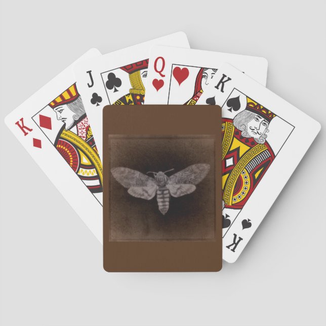Death’s Head Moth Poker Cards (Back)