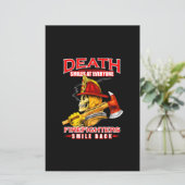 Death Smiles At Everyone Firefighter Firemans (Standing Front)