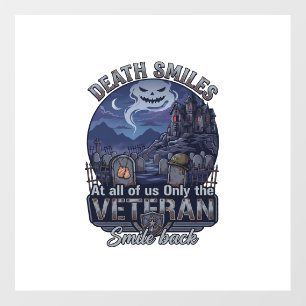 Death Smiles Veteran Halloween Ghost Graveyard Hau Floor Decals