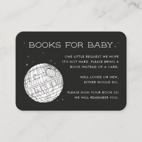 Death Star Baby Shower _ Books for Baby Enclosure