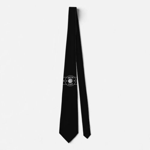 Death star neck tie