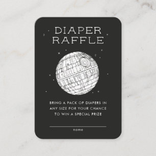 Death Star Shower - Diaper Raffle Insert