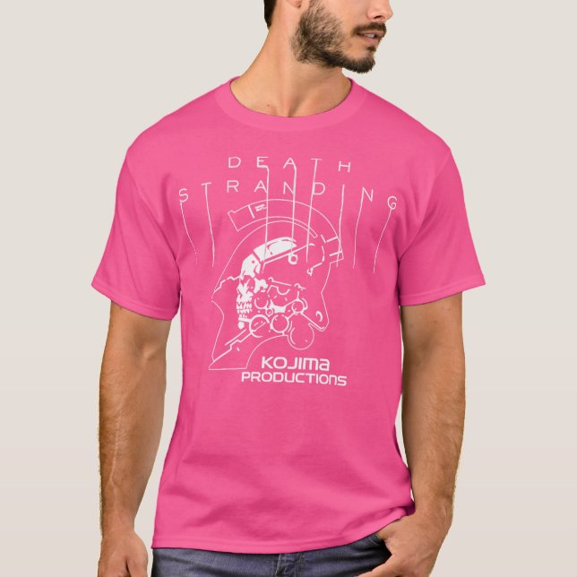 Death Stranding - Logo Text And Kojima T-Shirt (Front)