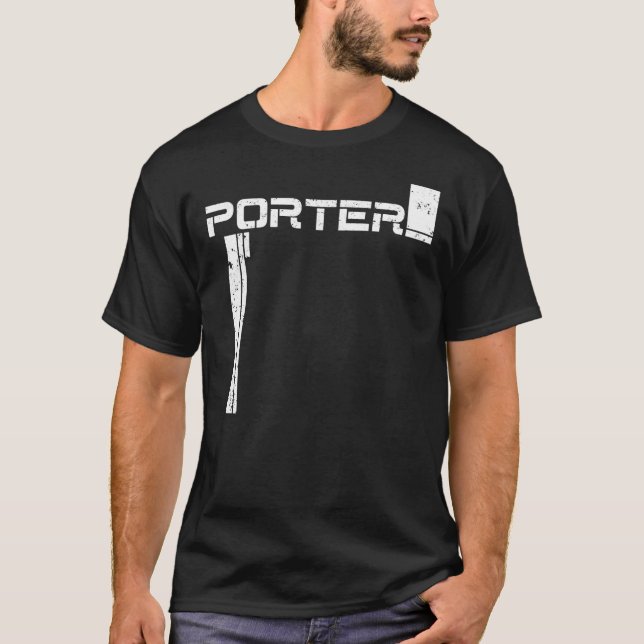Death Stranding Porter Logo Classic T-Shirt (Front)