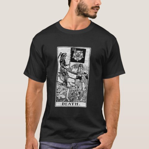 Death Tarot Card _ Major Arcana _ fortune telling  T_Shirt