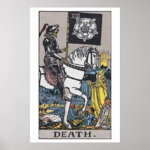 Death Tarot Card Poster