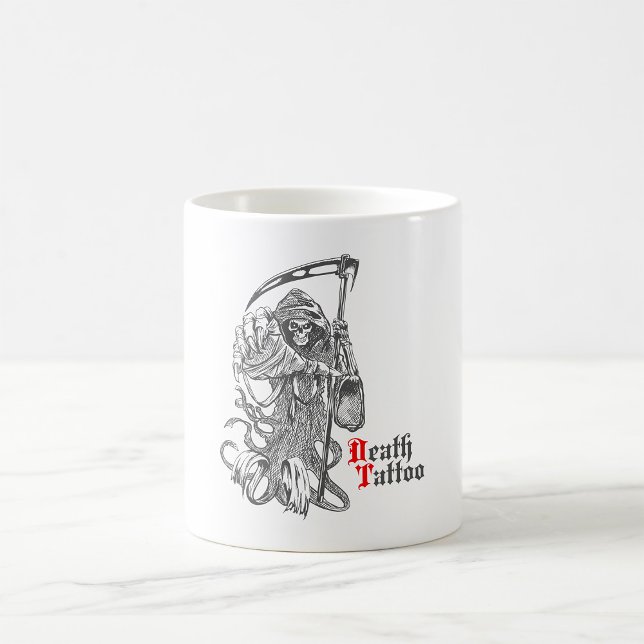 Death Tattoo Coffee Mug (Creator Uploaded)