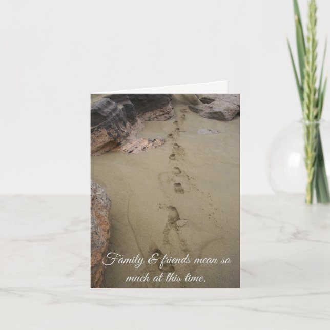Death, Thank you from Family Card (Front)