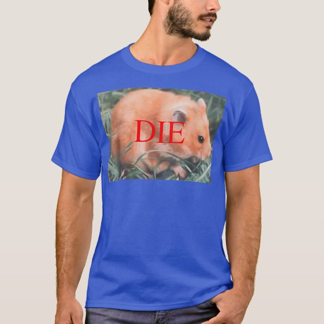 Death Threat Hamster T-Shirt (Front)
