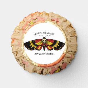 Death to 20s Birthday Moth and Skull Reese's Peanut Butter Cups