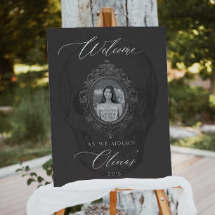Death to My 20s Party Welcome Sign Editable Templa