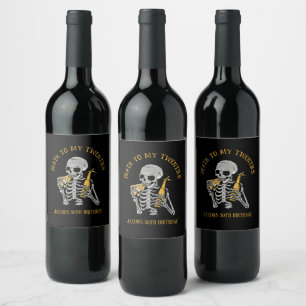 Death to My 20s  Wine Label