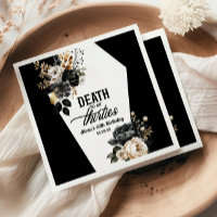 Death To My Thirties Floral 40th Birthday Party