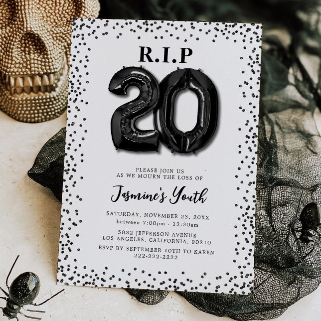 Death To My Twenties 30th Birthday Invitation (Creator Uploaded)