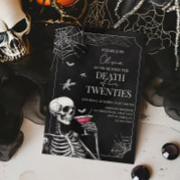 Death to my Twenties Halloween Gothic Birthday