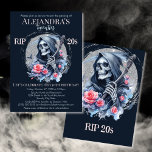 Death to My Youth Grim Reaper 30th Birthday Party Invitation<br><div class="desc">Mourn the end of your twenties and celebrate the start of your thirties with this Death to My Youth Grim Reaper 30th Birthday Party Invitation. This unique, fully customizable invitation is perfect for a 30th birthday party with a spooky, fun twist. Featuring the Grim Reaper draped in black, holding his...</div>