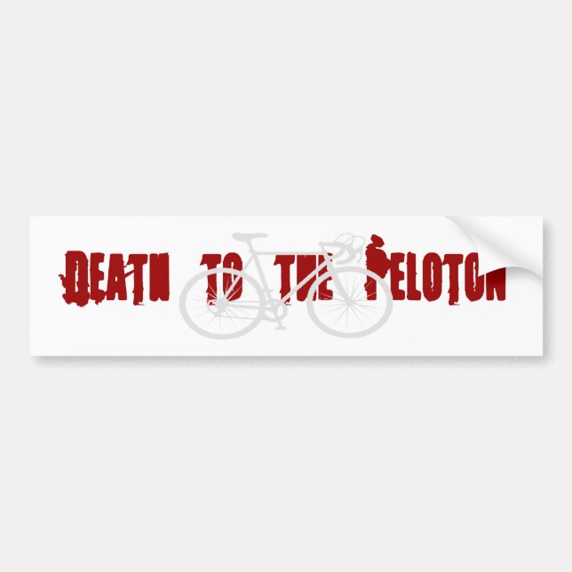 Death to the Peloton Bumper Sticker (Front)