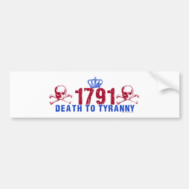 Death to Tyranny Bumper Sticker (Front)