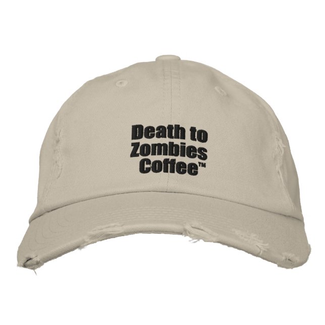 Death to Zombies Coffee Cap (Front)