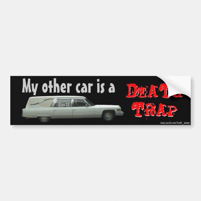 Death Trap Bumper Sticker (Front)