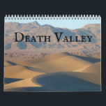 Death Valley Calendar<br><div class="desc">As the scorching sun stretches its fingers across the vast desert floor, Death Valley unveils an awe-inspiring panorama of extremes. Nestled within the Mojave Desert and straddling the California-Nevada border, this sun-scorched basin is renowned as the hottest and driest place in North America. The valley floor, dipping to an otherworldly...</div>