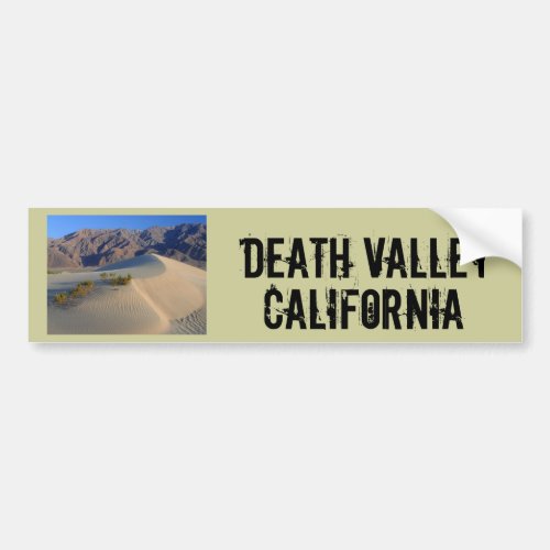 Death Valley California Bumper Sticker