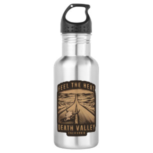 Death Valley California Feel The Heat Stainless Steel Water Bottle