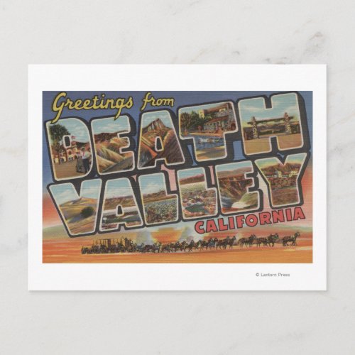 Death Valley California _ Large Letter Scenes Postcard