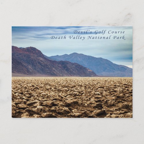 Death Valley Devils Golf Course Postcard