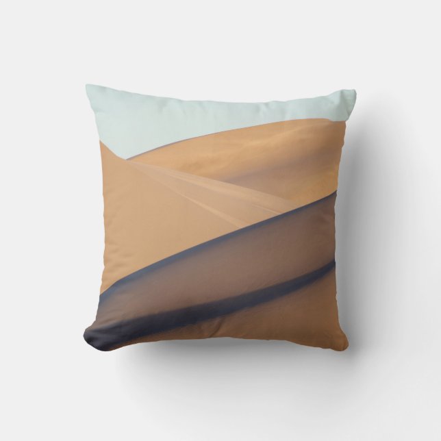 Death Valley Dunes, 2012 (photo) | SVP Images Throw Pillow (Front)