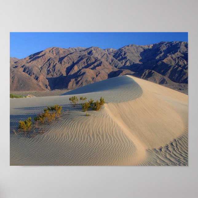 Death Valley Dunes and Mountains poster FROM 14.95 (Front)