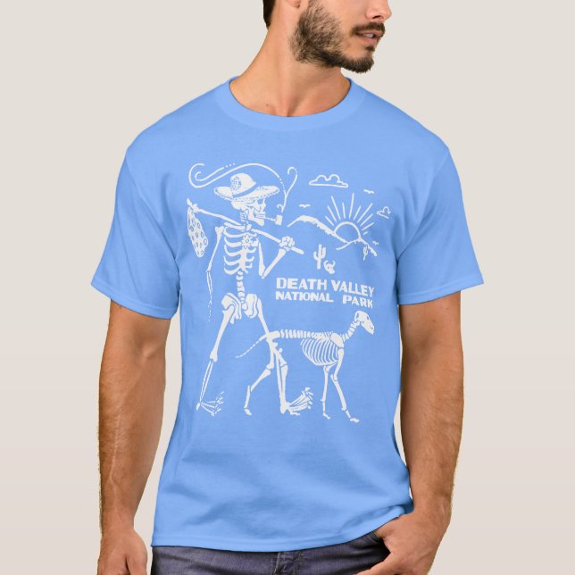 Death Valley Hiking Camping Joshuaree funny T-Shirt (Front)