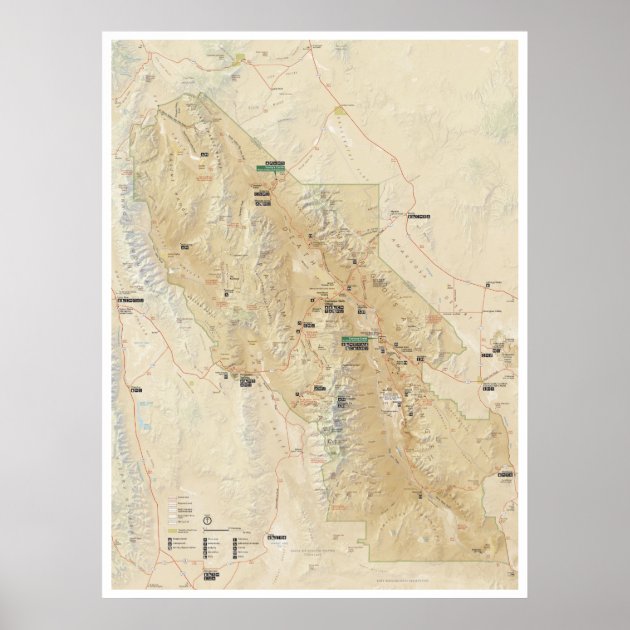 Death Valley Map Poster Zazzle   Death Valley Map Poster R08098b4b330d4624badbddd72a278210 6z7 8byvr 630 