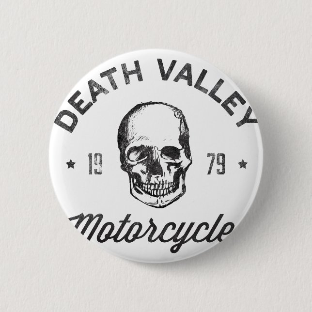 Death Valley Motorcycles Button (Front)