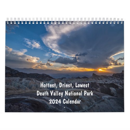 Death Valley National Park 2024 Calendar
