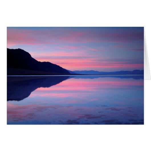 Death Valley National Park. Badwater at dawn (Front Horizontal)