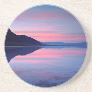 Death Valley National Park. Badwater at dawn Drink Coaster