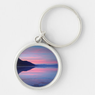 Death Valley National Park. Badwater at dawn Keychain