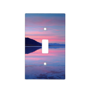 Death Valley National Park. Badwater at dawn Light Switch Cover
